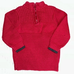 greendog‎ baby boy mock neck, half zip sweater sz 6/9 months